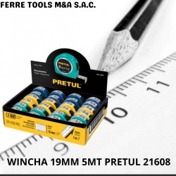 WINCHA 19MM 5MT PRETUL 21608