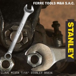 LLAVE MIXTA 7/16" STANLEY...